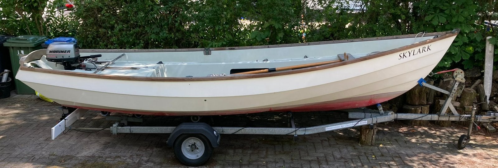 Drascombe Lugger MK3 met wegtrailer te koop, Ophalen, Gebruikt, Drascombe, 4 pk