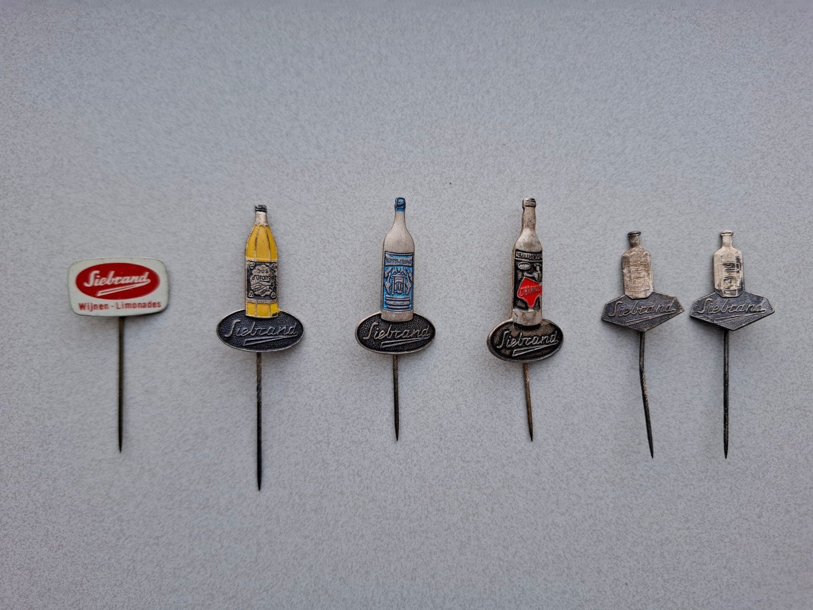 Vintage speldjes pins prikkers Siebrand, Ophalen of Verzenden