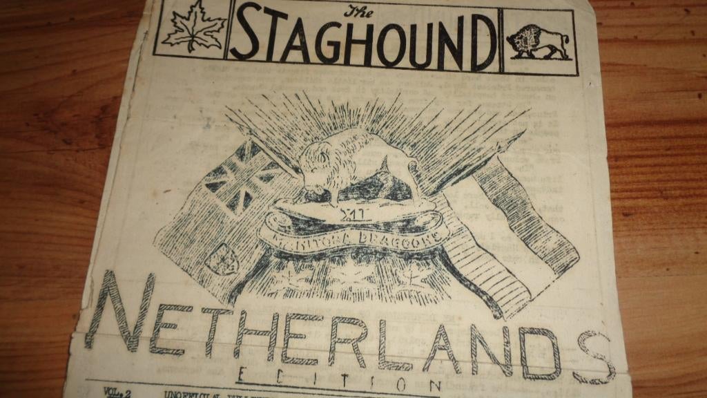 1945 18th Armd car regt Dragoons The Staghound, Verzenden, Overige soorten, Overige gebieden, Overige typen