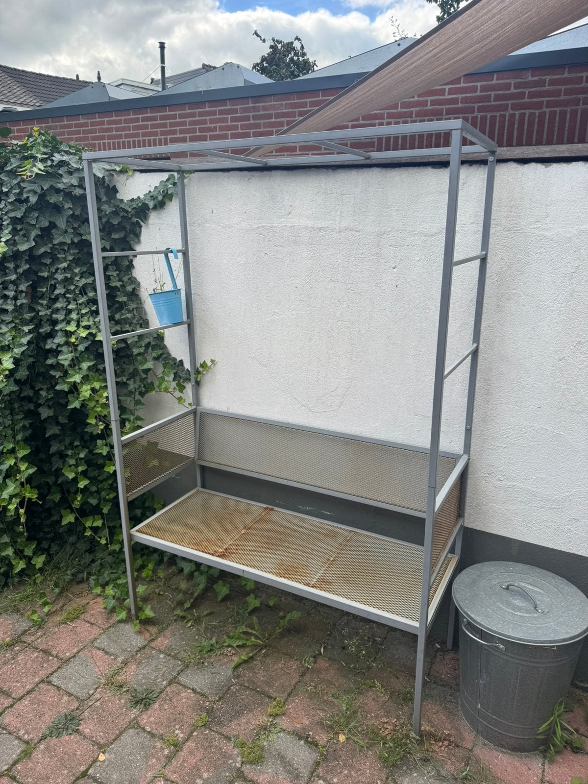 IKEA Svano tuinbank, Tuin en Terras, Ophalen, Zo goed als nieuw, Metaal