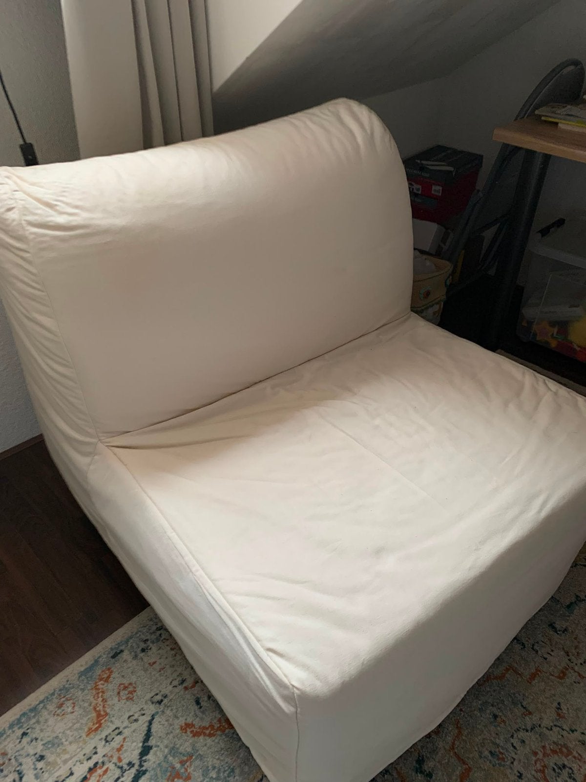 Slaapfauteuil, Ophalen, Zo goed als nieuw, Eenpersoons, 90 cm