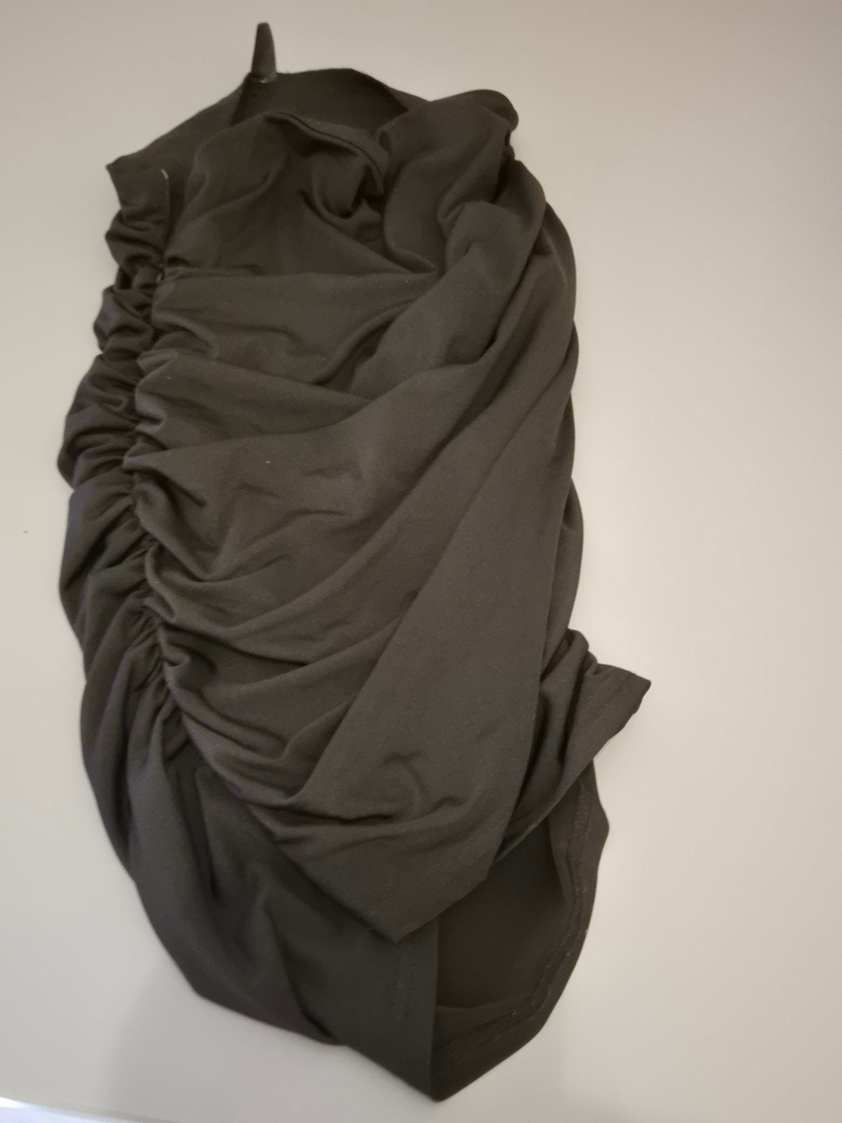 Zwart ribbel jurkje van Shein - Maat XS, Zwart, Ophalen of Verzenden, Zo goed als nieuw, SHEIN