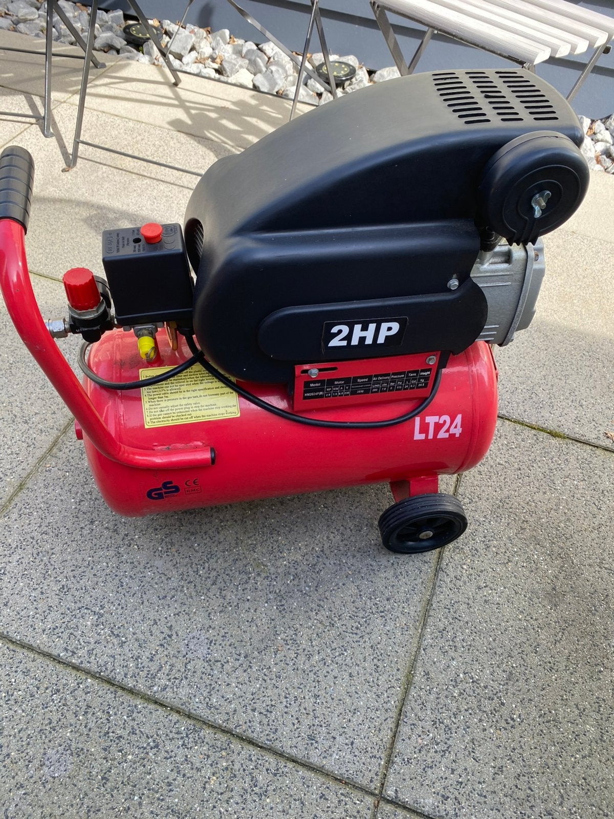 Mobiele Compressor, 100 liter of meer, Ophalen, Zo goed als nieuw, Minder dan 200 liter/min