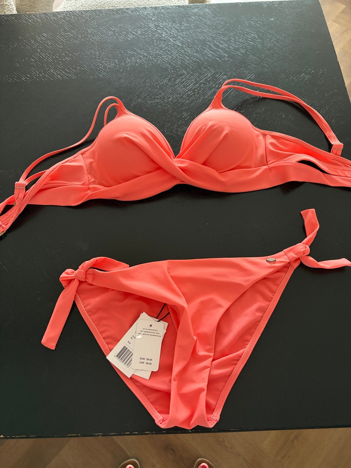 Nieuwe bikini set - Koraalrood - Maat 42C, Ophalen, Nieuw, Oranje, Bikini