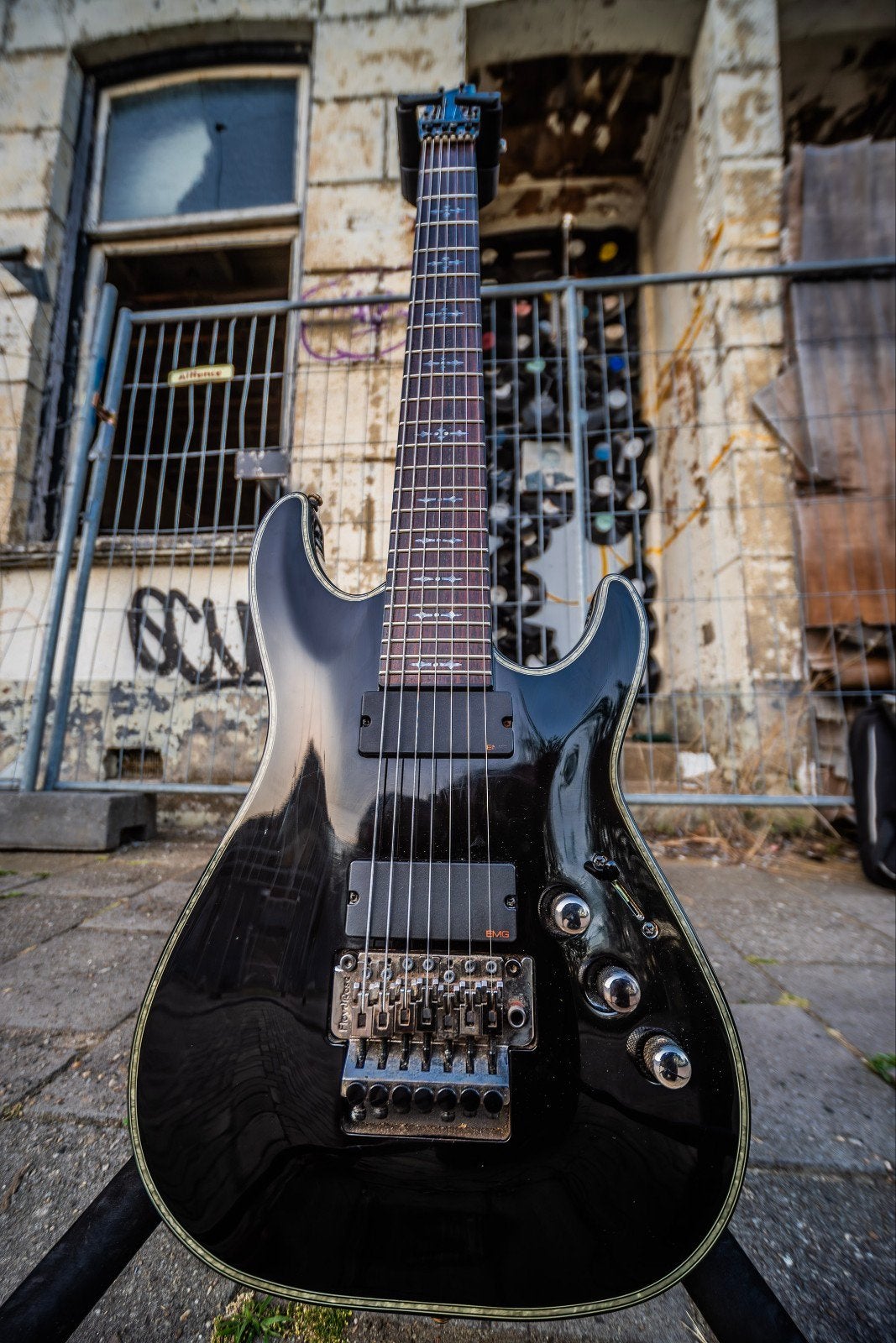 Schecter Hellraiser FR 7-string gitaar te koop, Ophalen, Solid body, Overige merken
