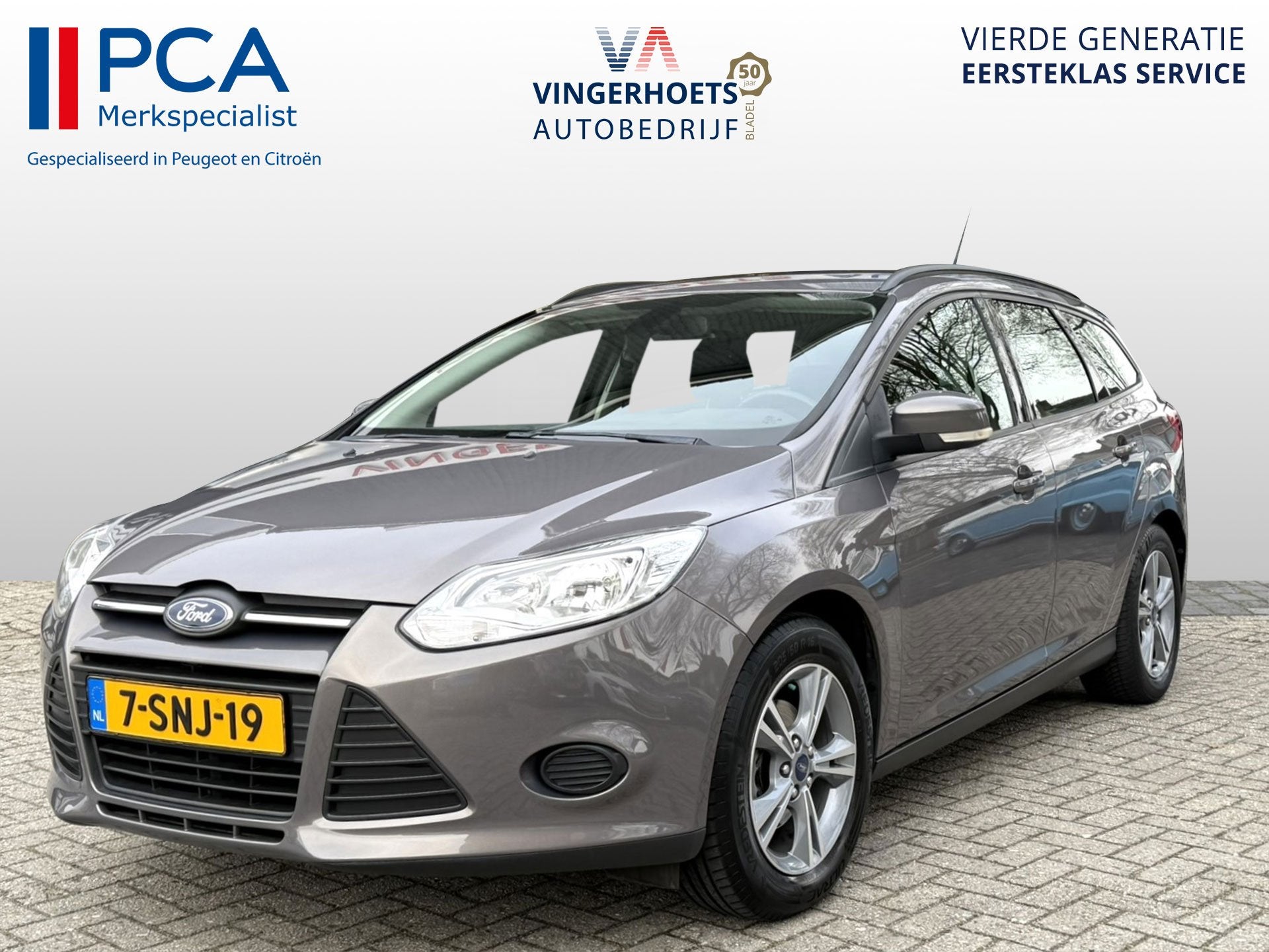 Ford FOCUS Wagon 100 Pk Benzine Edition * Distributieriem 20, Auto's, Euro 5, Gebruikt, Zwart, Bruin