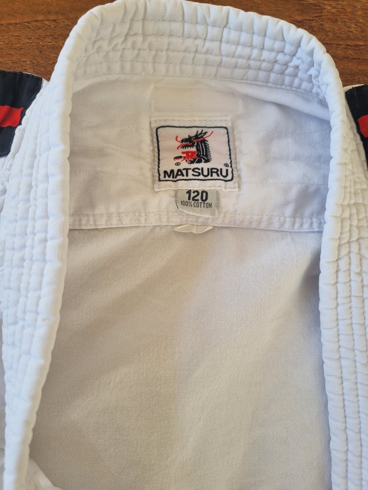 Matsuru 120 jas met band, Maat XS of kleiner, Ophalen of Verzenden, Judo