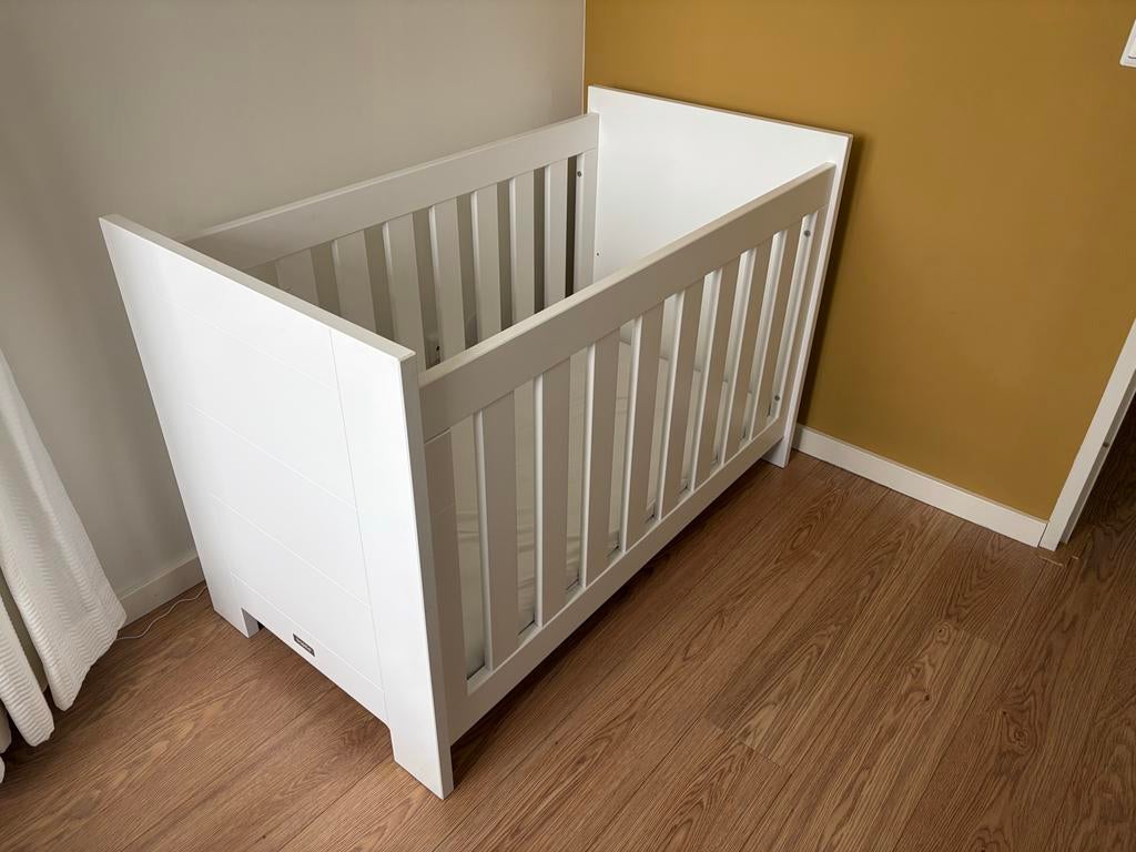 Bopita Ledikant 120x60 cm Massief Houten Babybedje, Ophalen of Verzenden, Zo goed als nieuw, Ledikant