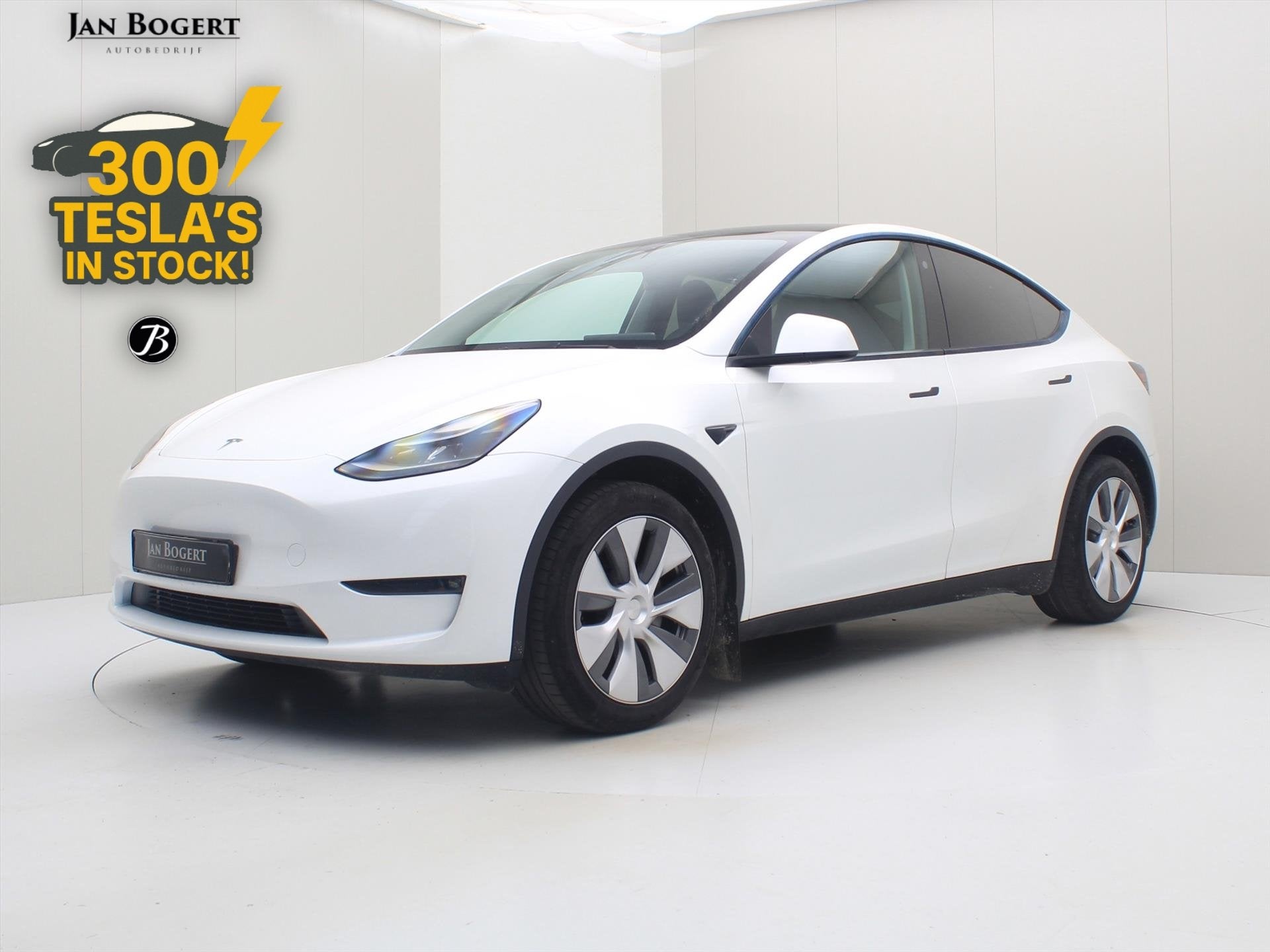 Tesla Model Y Long Range AWD 75kWh 351pk 94.3% SoH [ TREKHAA, Auto's, Tesla, Automaat, Gebruikt, Zwart, Wit