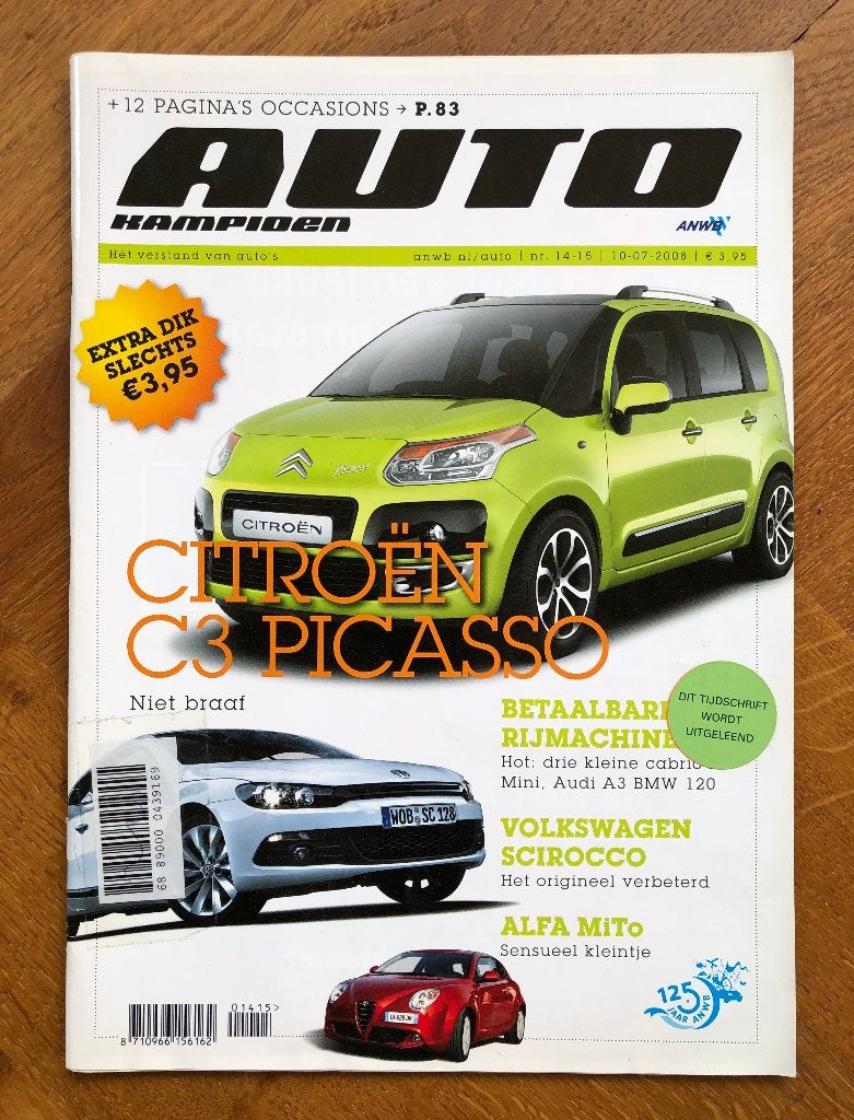 Autokampioen nr. 14/15 2008 *, Algemeen, Verzenden, Zo goed als nieuw, Autokampioen