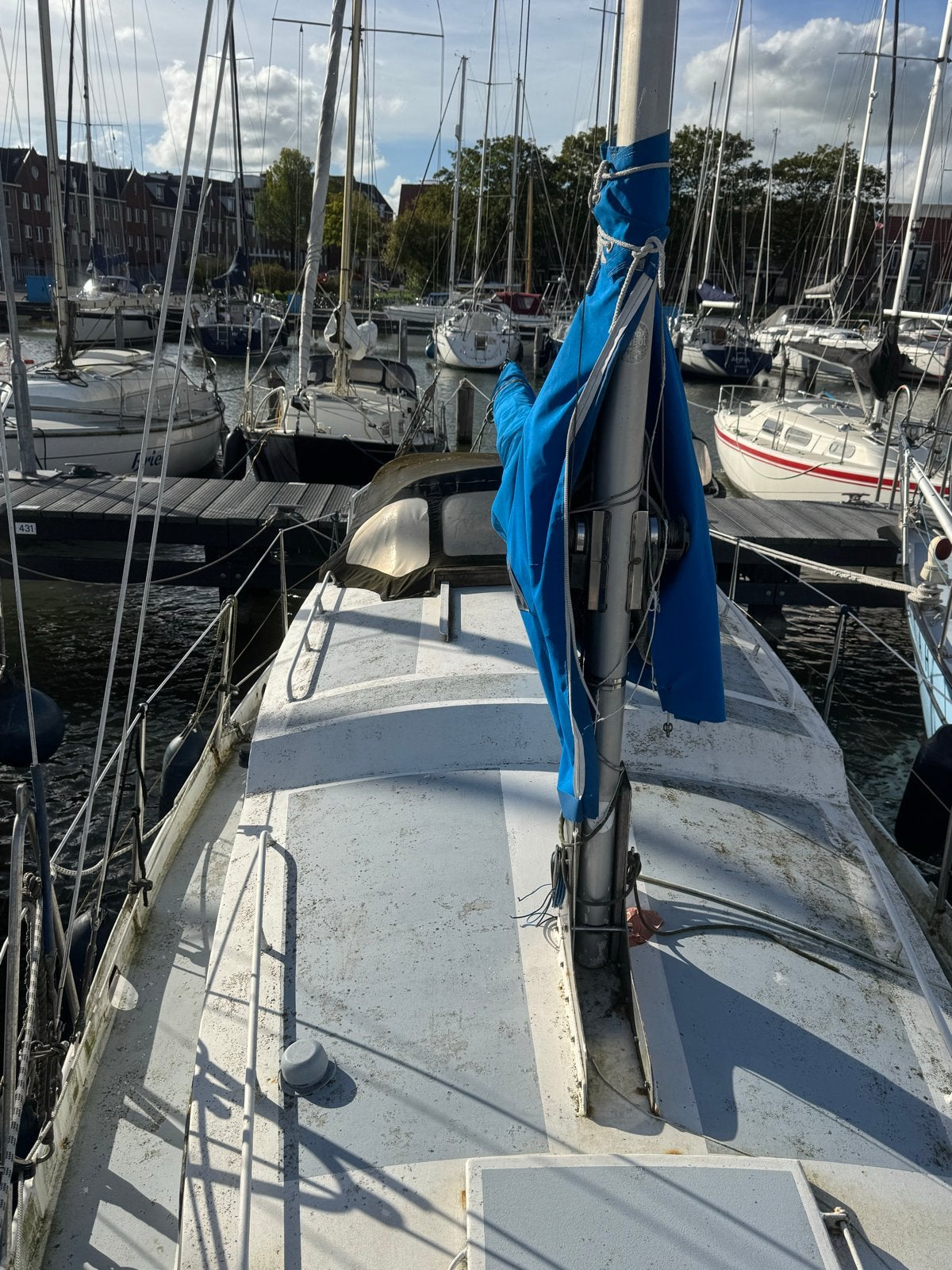 Metenpoort 880 met 1,85m stahoogte, 6 meter of meer, Gebruikt, Grootzeil, Ophalen