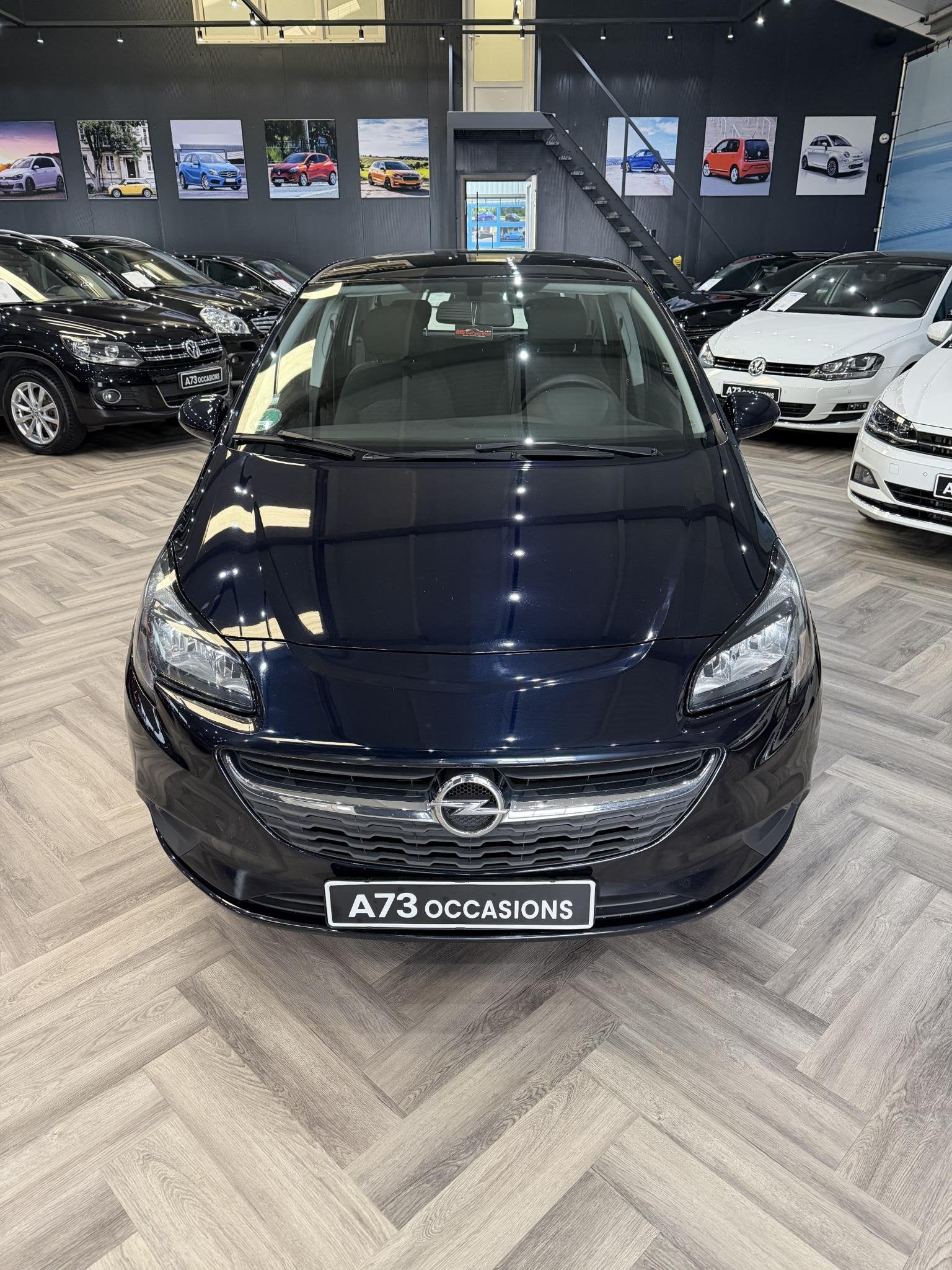 Opel Corsa 1.2, Auto's, Voorwielaandrijving, Gebruikt, 4 cilinders, Blauw