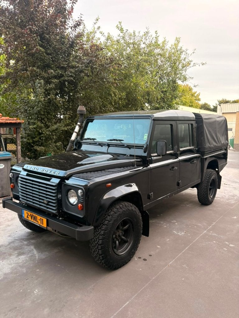 Land Rover Defender 2.4 TD 130, 2011,  EX. B.T.W., Auto's, Bestelauto's, Land Rover, Zwart, 4 cilinders, Origineel Nederlands