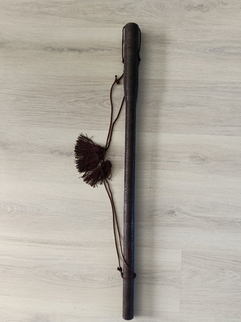 Japanse antieke pijlеnkoker met pijlen , Kyudo, Yumi boog., Bruin, Overige typen, Handgemaakt, 97 cm