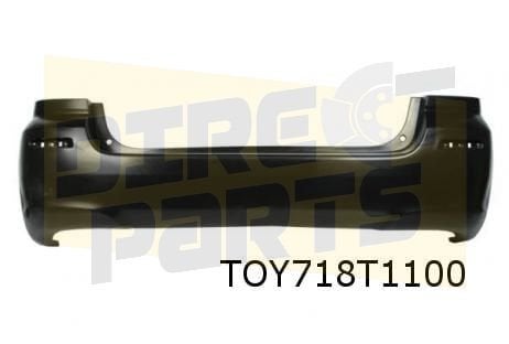 Toyota Verso (5/04-4/09) achterbumper (te spuiten) Origineel, -, Verzenden, -, Nieuw