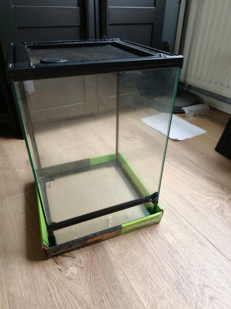 GigaTower Terrarium M 30x30x45cm, Ophalen, Zo goed als nieuw, Terrarium of Paludarium