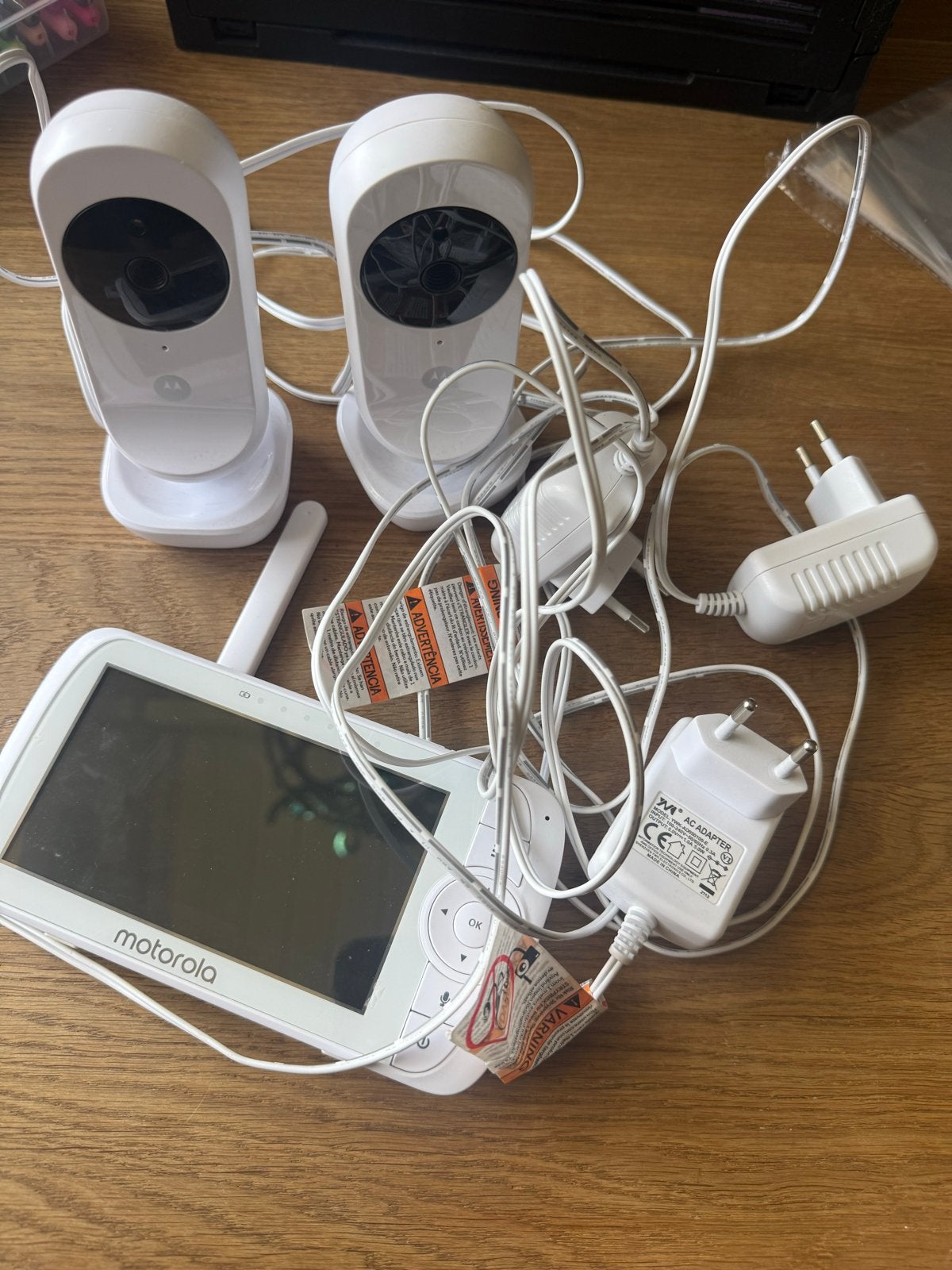 Motorola Ease35-2 Babyfoon met 2 camera's, Ophalen of Verzenden, Gebruikt, 250 meter of meer, Camera
