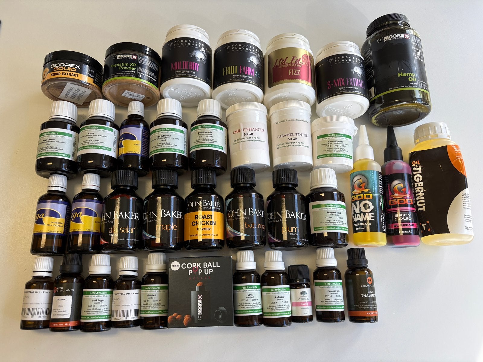 Groot lot flavours en essential oils, Ophalen of Verzenden, Overige typen