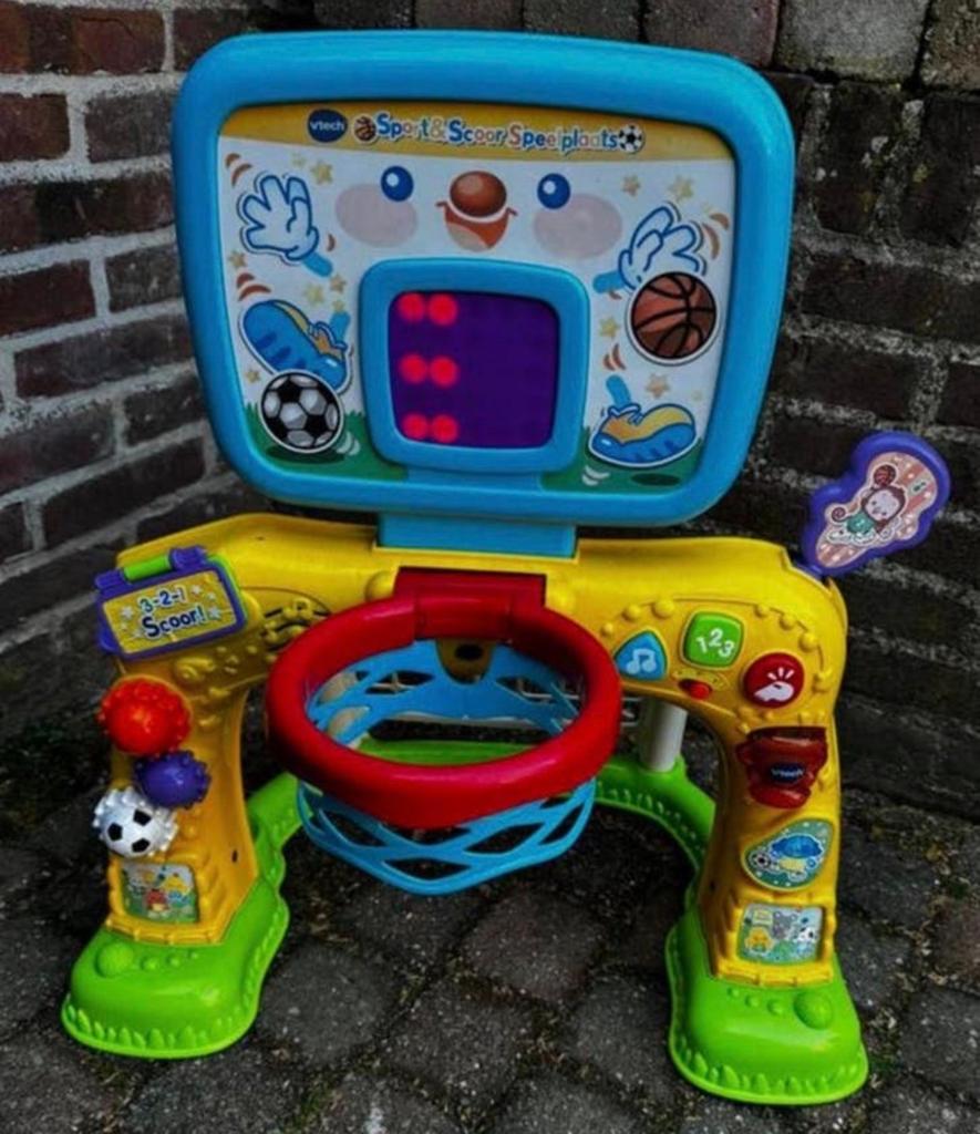 VTech Speel en Scoor Basketbal Hoepel - Werkt Perfect!, Kinderen en Baby's, Speelgoed | Vtech, Ophalen, Gebruikt, 6 maanden tot 2 jaar