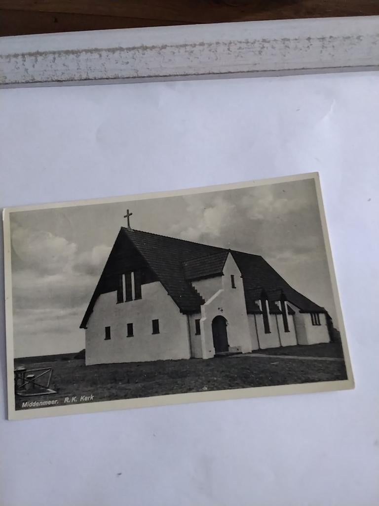 MIDDENMEER. R.K. KERK, Verzamelen, Ansichtkaarten | Nederland, Ophalen of Verzenden, 1960 tot 1980, Zuid-Holland