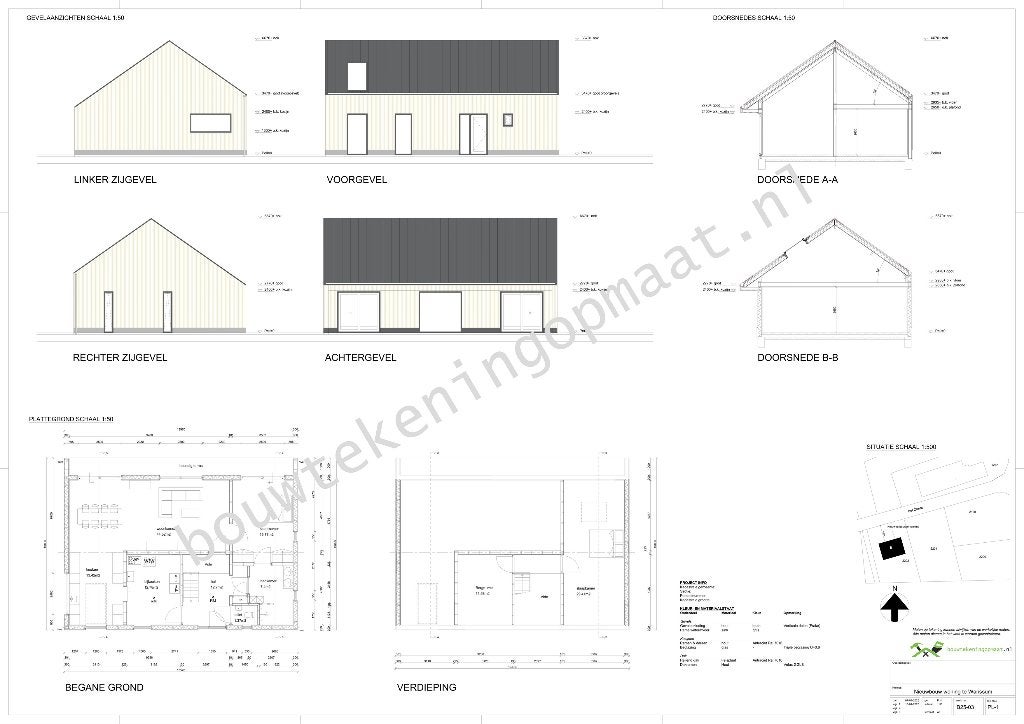 Bouwtekening nodig? Dakkapel, aan of uitbouw of verbouw?, Ophalen, Nieuw