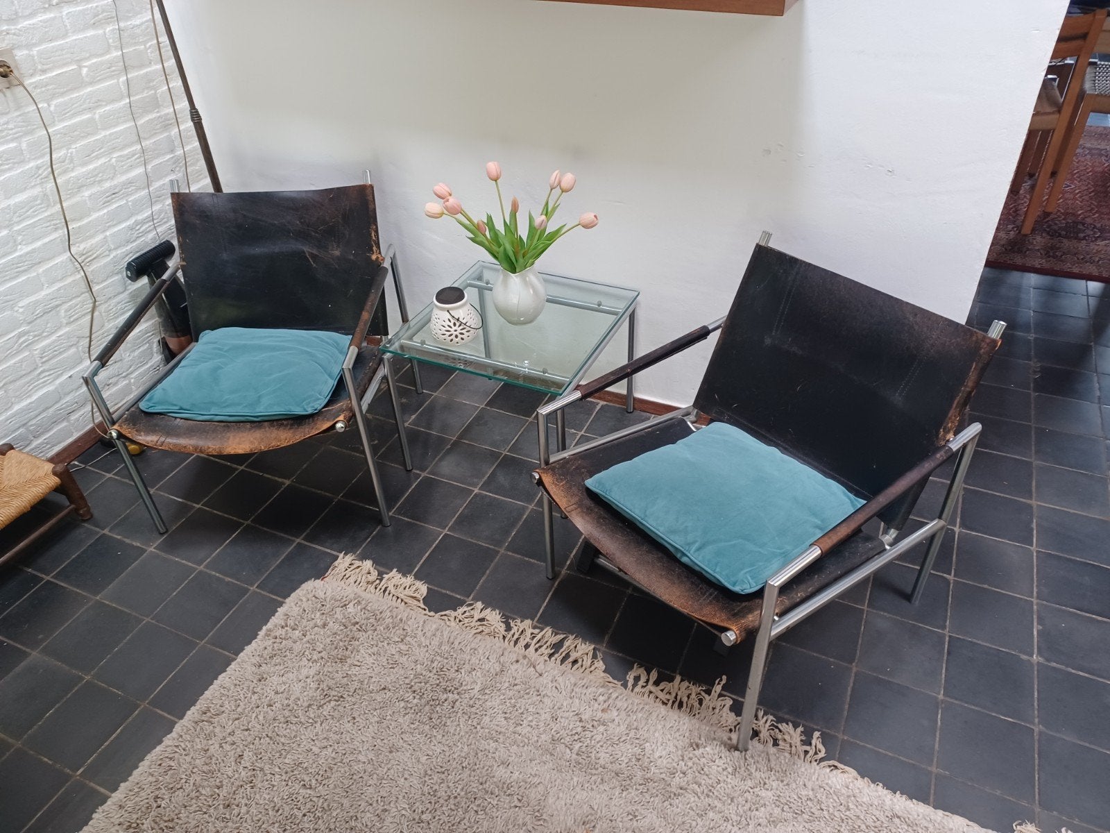 Martin Visser SZ01 fauteuils - Vintage design, Ophalen, Gebruikt, 75 tot 100 cm, Vintage design, Mid-century modern, Minimalistisch