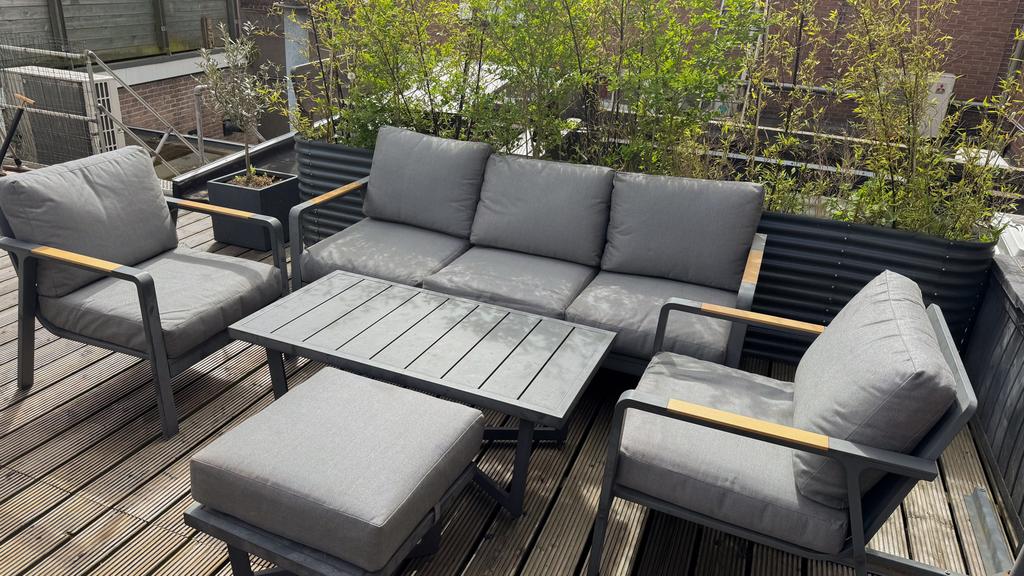 Mai Tai Tuin lounge set, Ophalen of Verzenden, Zo goed als nieuw, Kunststof, Bank