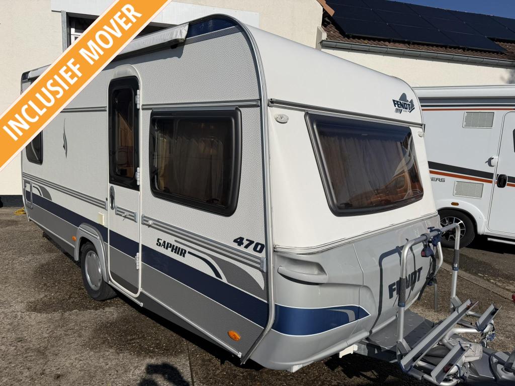 Fendt Saphir 470 - Mover - Zakluifel, Caravans en Kamperen, Rondzit, Schokbreker, Bedrijf, Overige typen