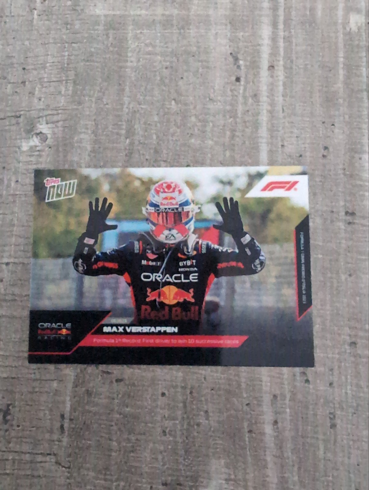 Topps Now Max Verstappen F1 Spelerskaart, Ophalen of Verzenden, Nieuw, Overige sporten, Spelerskaart