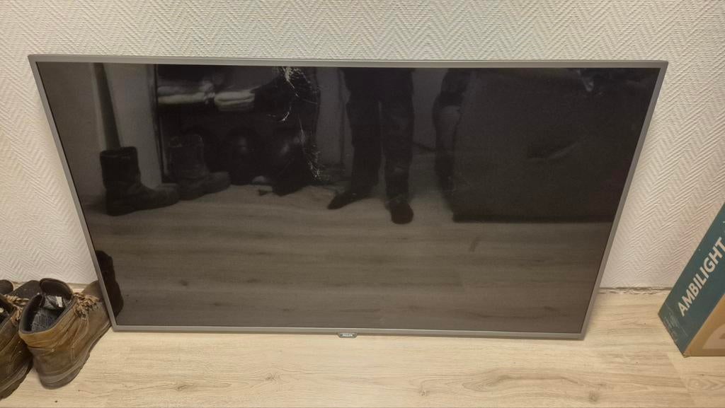 Philips 55 inch TV met defect scherm (55PUS6401/12), Philips, LED, 50 Hz, Ophalen of Verzenden