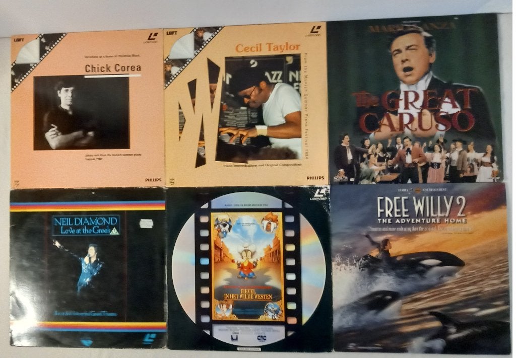 30 Laserdiscs, Alle leeftijden, Ophalen of Verzenden, Gebruikt, Overige genres