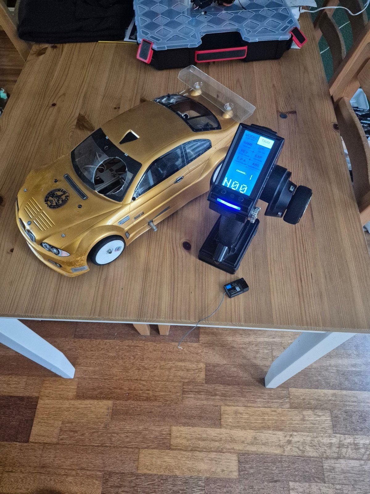 Complete hobby RC nitro auto's met accessoires, Gebruikt, Auto offroad, Ophalen of Verzenden, Nitro