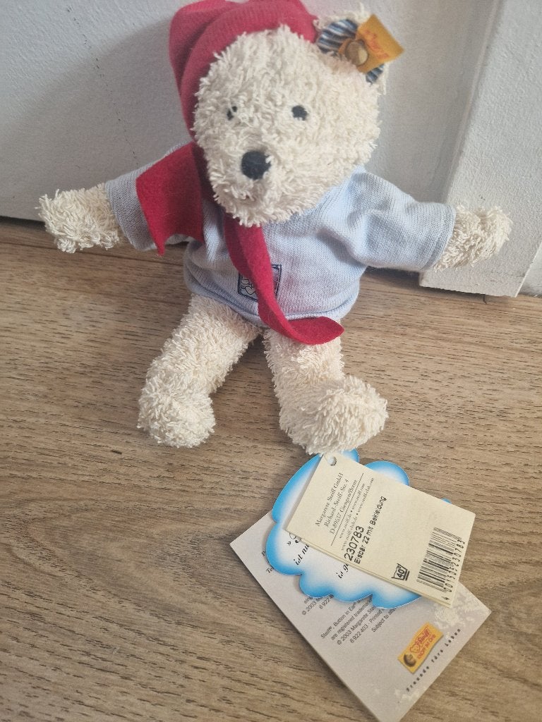 Orginele Steiff teddybeer, Ophalen of Verzenden, Nieuw, Stoffen beer, Steiff