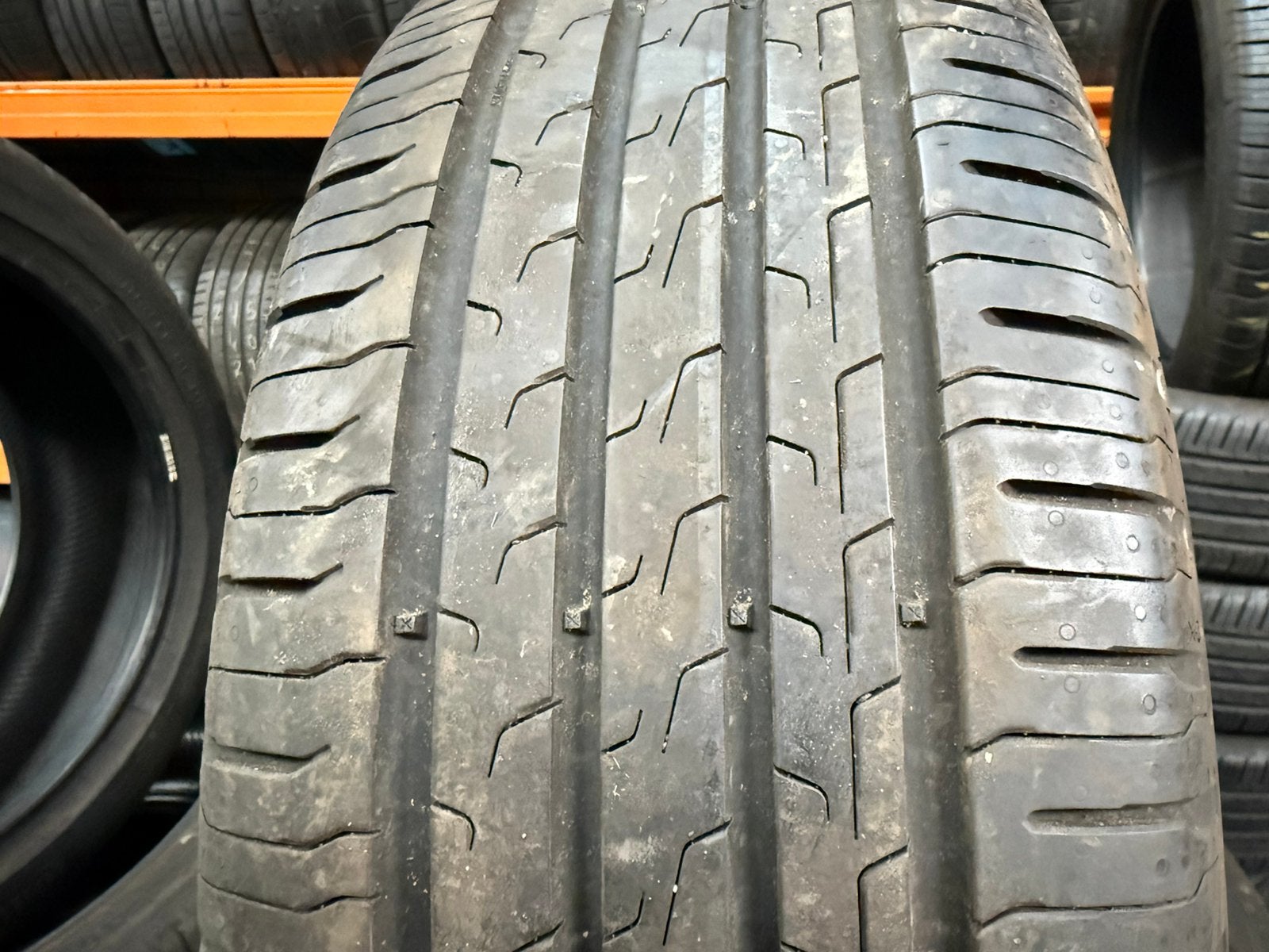 4x 215 55 17 94V Continental Ecocontact 6 Demo NIEUW DOT2023, 215 mm, Nieuw, 17 inch, Ophalen of Verzenden