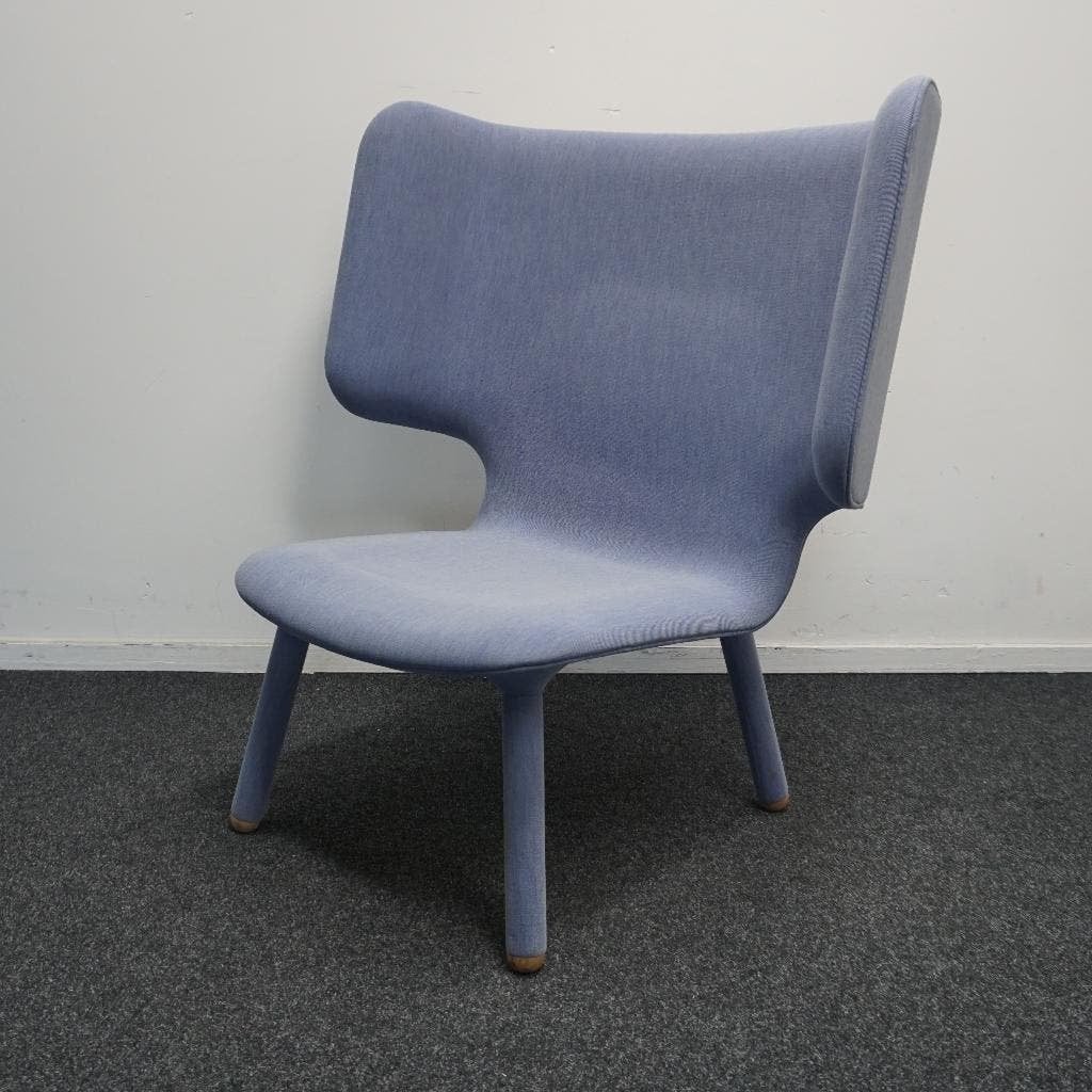 New York | Tembo Lounge Chair |  Design fauteuil | Blauw, Huis en Inrichting, Hout, Gebruikt, -, Lounge