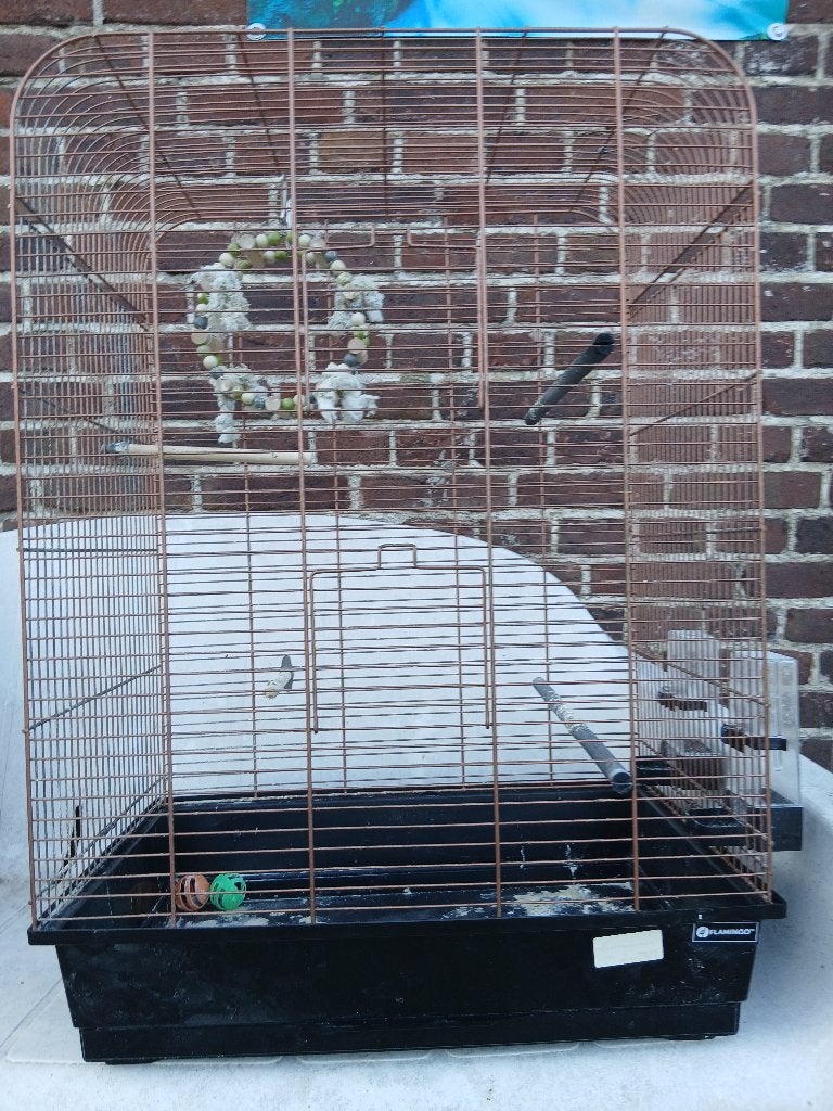 Vogelkooi, Ophalen, Zo goed als nieuw, Metaal, Vogelkooi