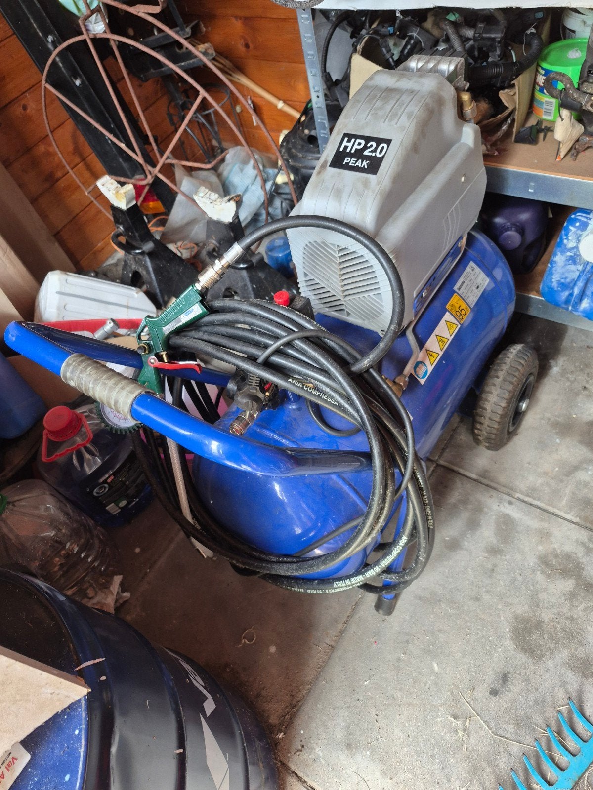 Michelin MCX 50 Compressor - 50 liter, 10 bar, Ophalen, Gebruikt, 6 tot 10 bar, 25 tot 100 liter