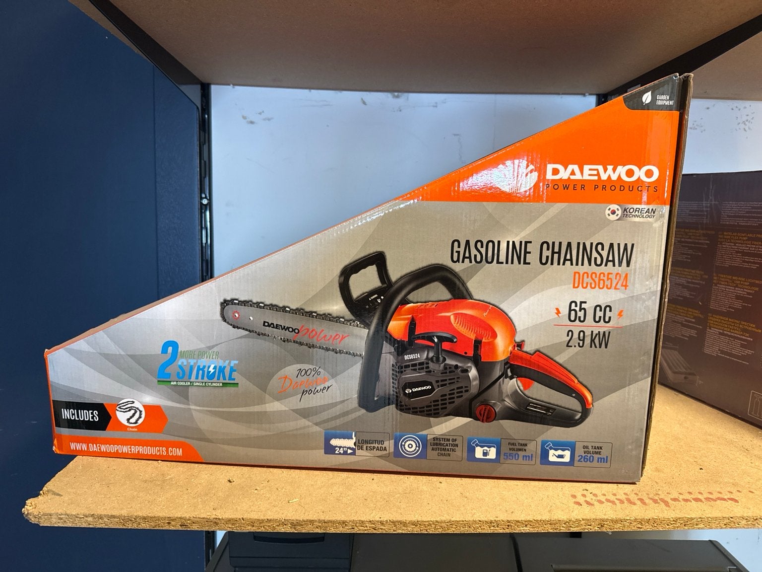 Daewoo DCS6524 Benzine Kettingzaag 65cc 60cm – NIEUW, Ophalen of Verzenden, Nieuw