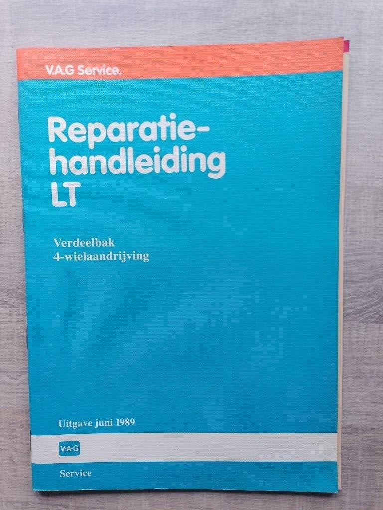 Volkswagen LT type1 dealer werkplaatsboek 4x4 Verdeelbak, Ophalen of Verzenden, Gelezen, Volkswagen