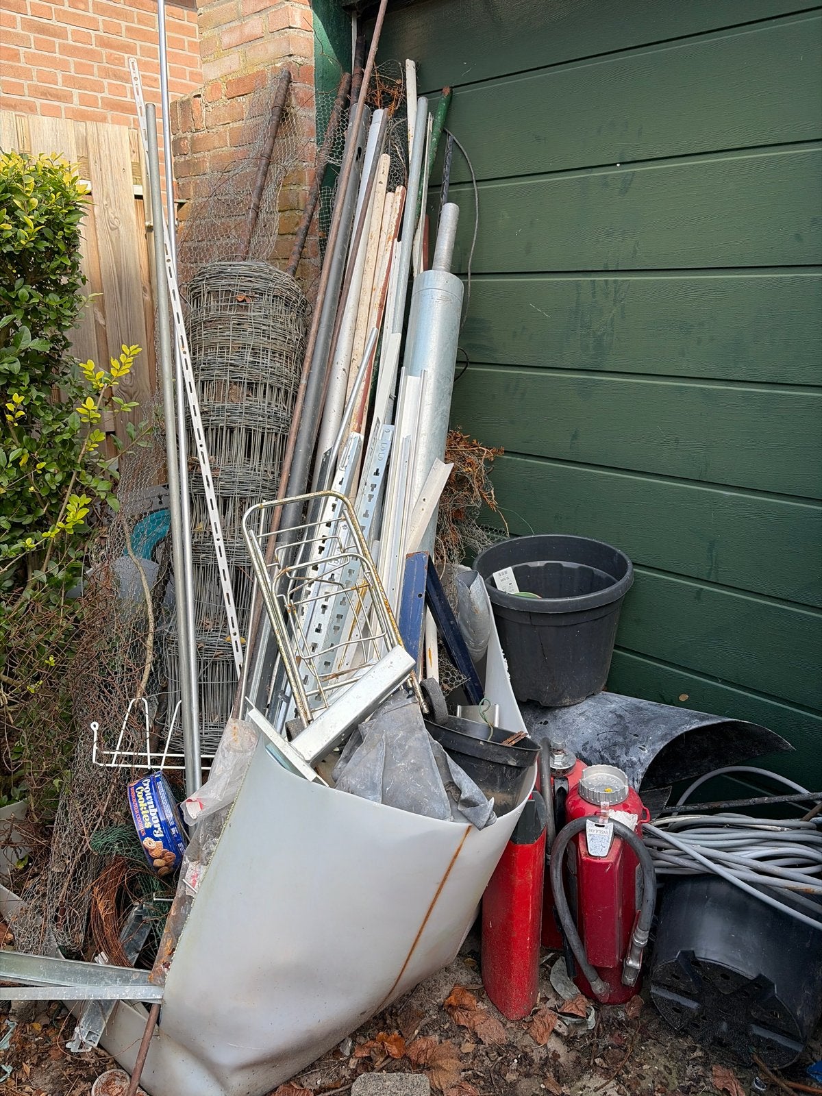 Oud ijzer en diverse metalen voor recycling, Ophalen, Gebruikt, IJzer