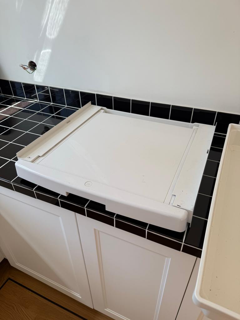 BlueBuilt Tussenstuk Wasmachine Droger met lekbak, Ophalen, Gebruikt