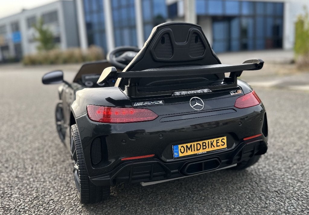 Mercedes GT-R AMG zwart 12V Afstandsbediening, MP3, AUX NIEU, Ophalen of Verzenden, Nieuw