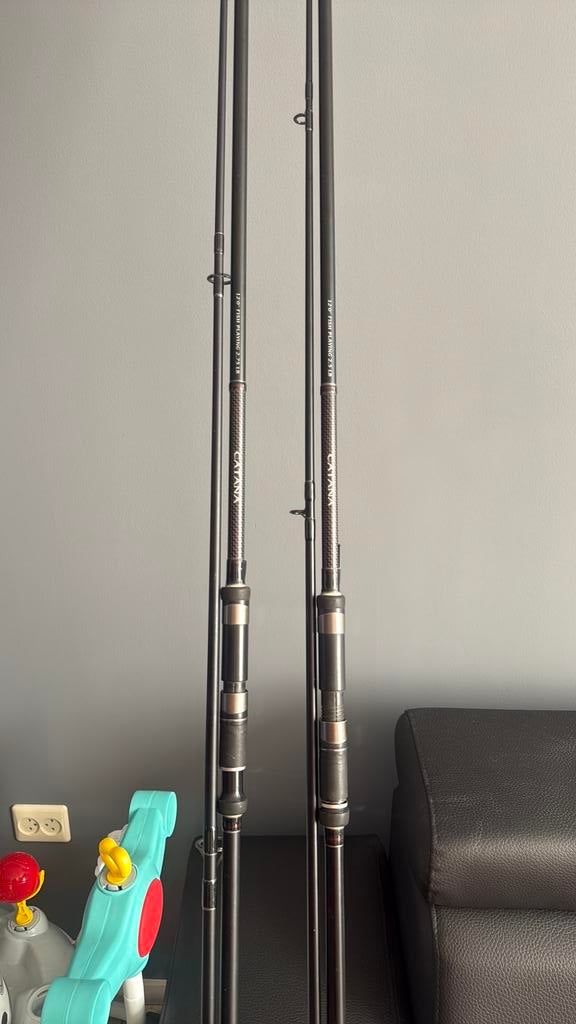 2 Shimano Catana karper hengels 12ft 1x 2.5lb 1x 2.75lb, Ophalen of Verzenden, Zo goed als nieuw