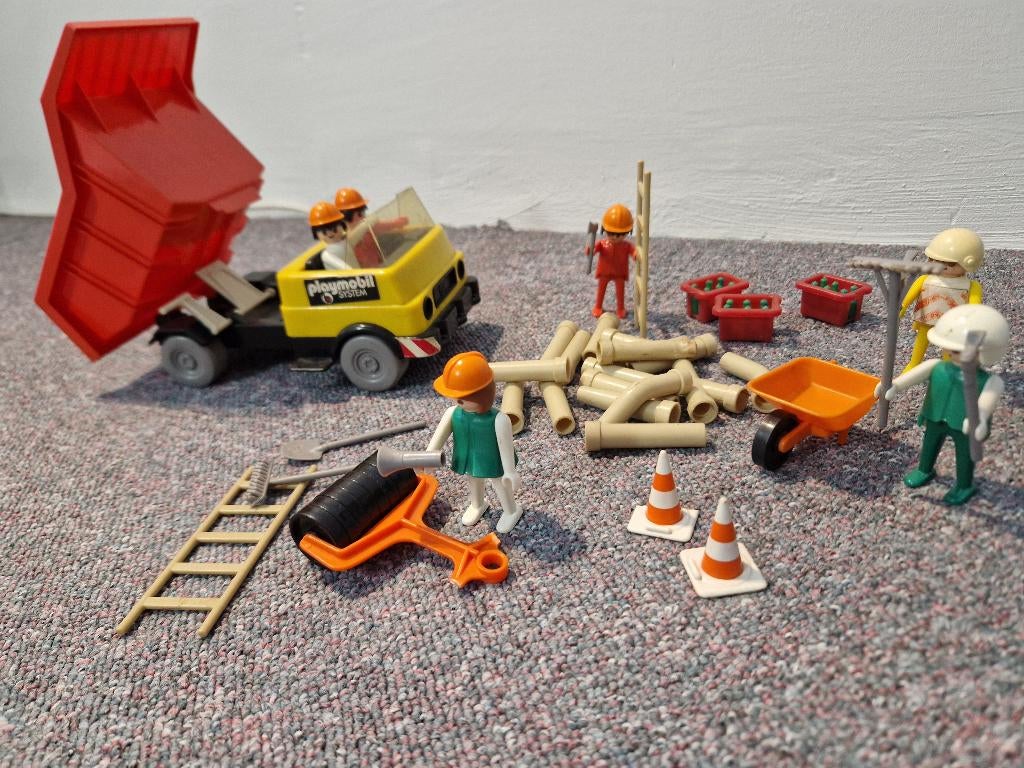 Playmobil wegenbouw set, Ophalen of Verzenden, Gebruikt