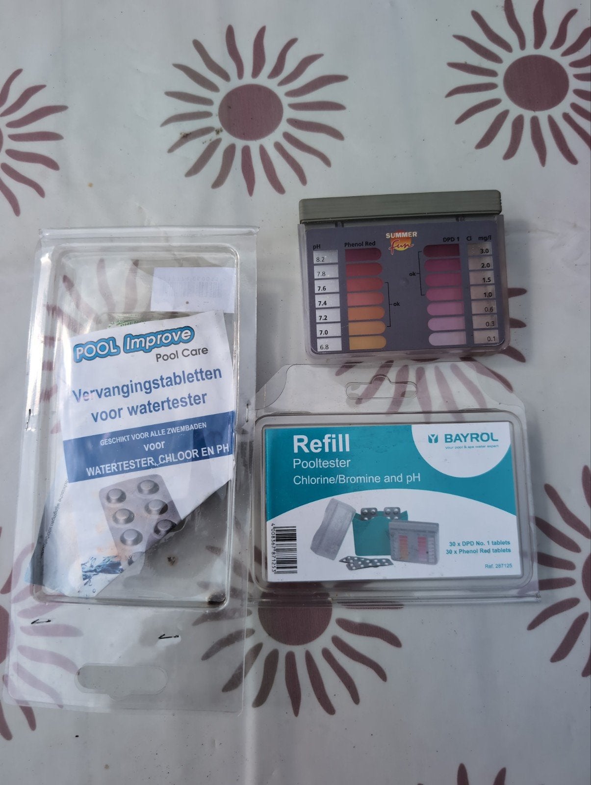 Zwembad test strips met tester en navulling, Tuin en Terras, Ophalen of Verzenden, Zo goed als nieuw, Overige typen