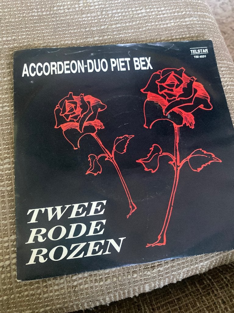 Accordeon-Duo Piet Bex - Twee Rode Rozen / Jacqueline, Gebruikt, 7 inch, Ophalen of Verzenden, EP