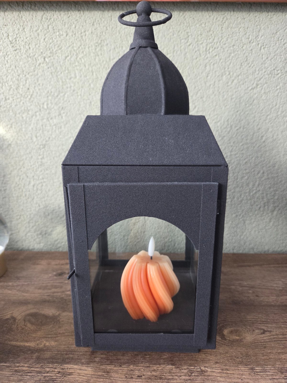 Madam Stoltz / Lantaarn, Huis en Inrichting, 38 cm, Lantaarn, Zwart, Ophalen of Verzenden