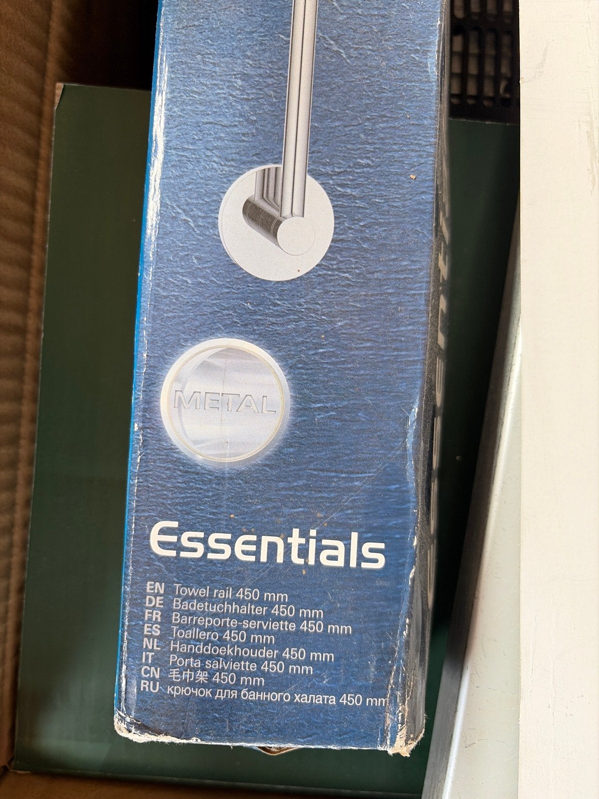 Essentials Handdoekenrek 450 mm - Nieuw in doos, Ophalen of Verzenden, Nieuw, Overige kleuren, Handdoekenrek
