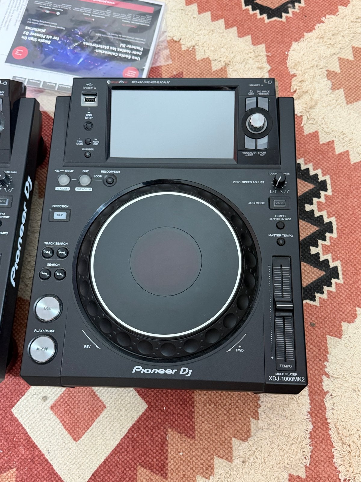 Pioneer XDJ-1000MK2 DJ-speler (2 stuks), Muziek en Instrumenten, Dj-sets en Draaitafels, Ophalen, Gebruikt, Dj-set, Pioneer
