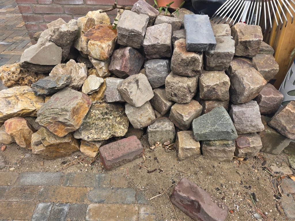 Gratis rotsen en kinderkoppen, Tuin en Terras, Grind, Keien en Split, Ophalen of Verzenden